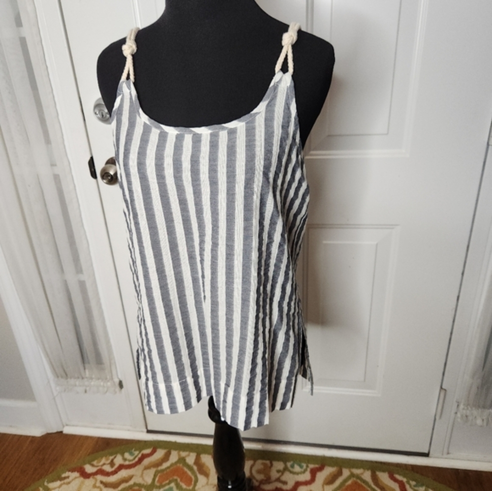 27 Miles Striped Cami‎ Tank Size Rope Straps Medium
